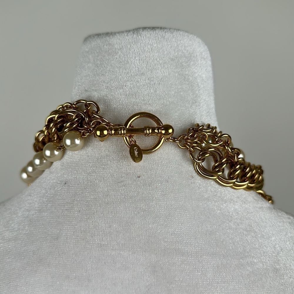 Joan Rivers Classics Signed Faux Pearl & Gold Tone Layered 4-in-1 Necklace NIB - Picture 5 of 8